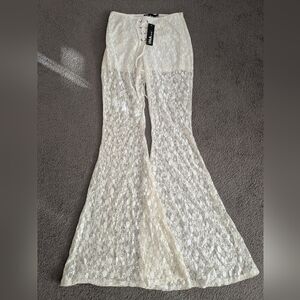 INA White Lace Corset Skirt